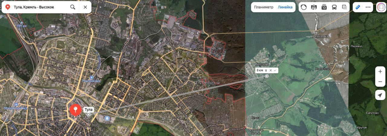 земля г Тула п Высокое фото 2