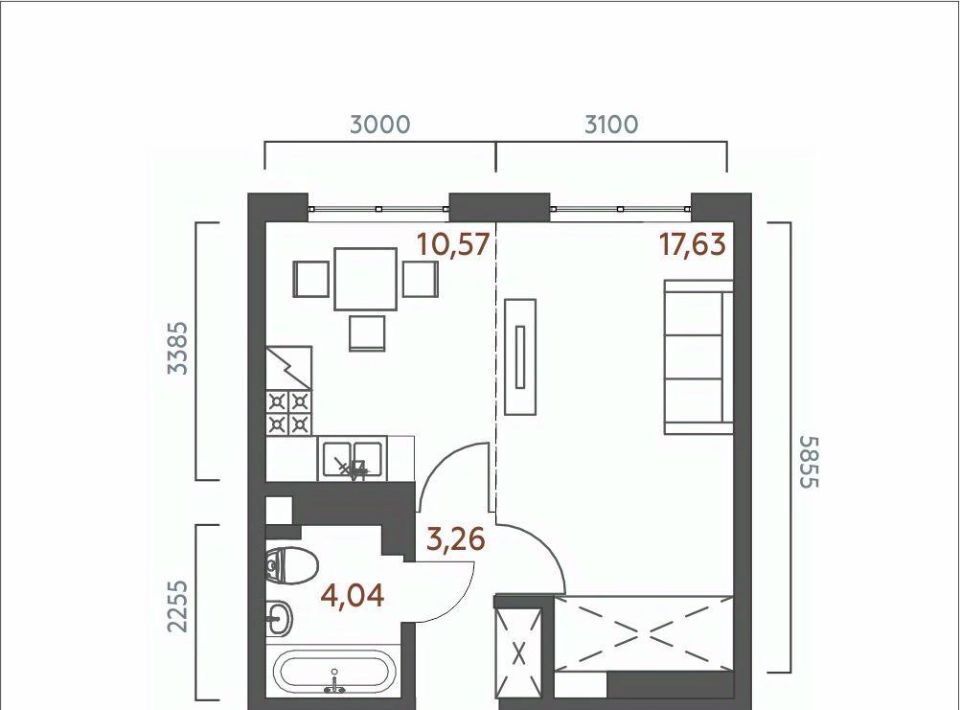 квартира г Иркутск р-н Октябрьский ул 6-я Советская 2 фото 1