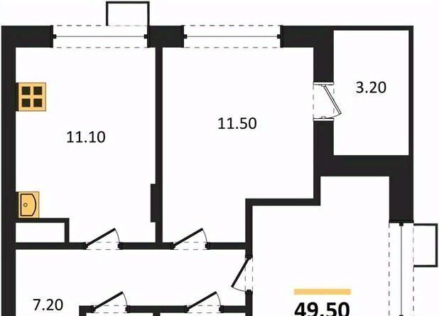 квартира г Воронеж р-н Железнодорожный ЖК «РИТМ» Ключи мкр фото 1