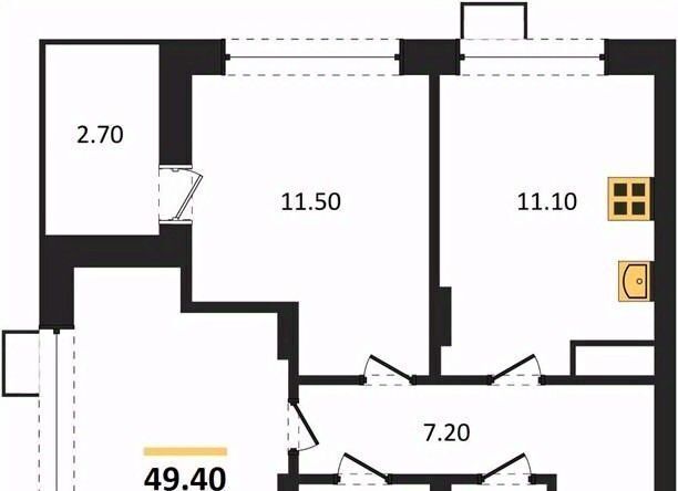 квартира г Воронеж р-н Железнодорожный ЖК «РИТМ» Ключи мкр фото 1