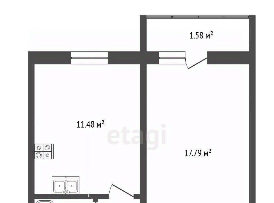 квартира г Белгород Восточный ул Газовиков 13а фото 19