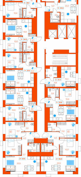 квартира г Тюмень ул Ветеранов труда 36а/3 фото 2