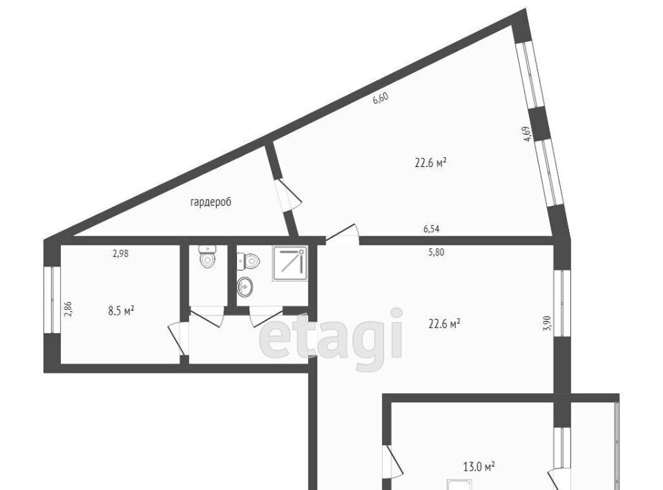 квартира г Сургут наб Ивана Кайдалова 28 24-й фото 2