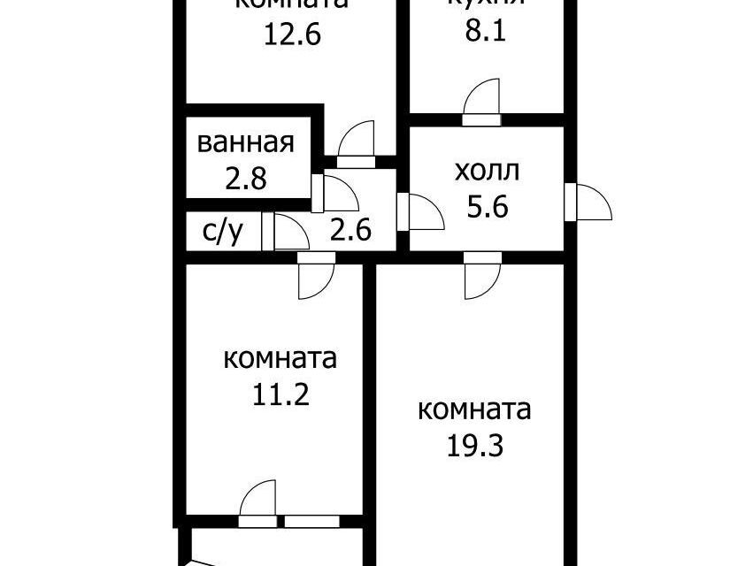 квартира г Краснодар р-н Прикубанский ул Красных Партизан 111 городской округ Краснодар фото 8