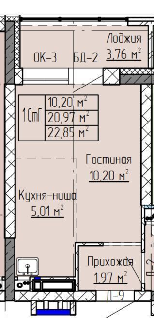 квартира р-н Нижнекамский г Нижнекамск ул Баки Урманче 12 фото 11