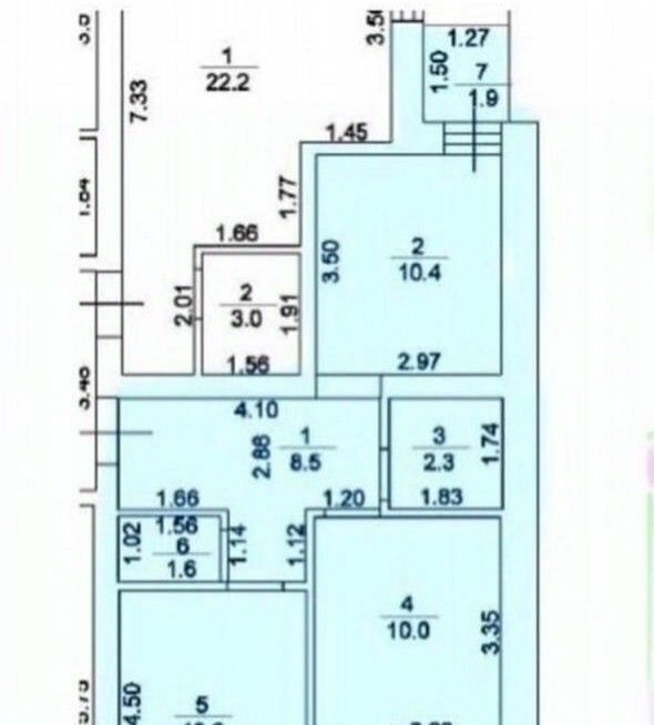 квартира г Краснодар р-н Прикубанский ул Московская 158/2 фото 2