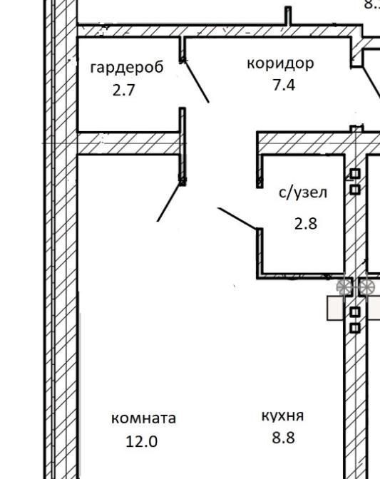 квартира г Ставрополь р-н Октябрьский Ташла ул Пригородная 251 фото 1