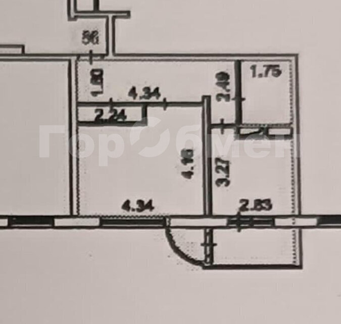 квартира г Москва метро Ольховая ТиНАО Троицк 6-я Нововатутинская улица, 3 фото 22