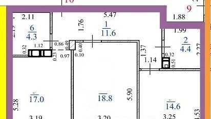 квартира г Тольятти р-н Автозаводский ул Фрунзе 2в фото 5