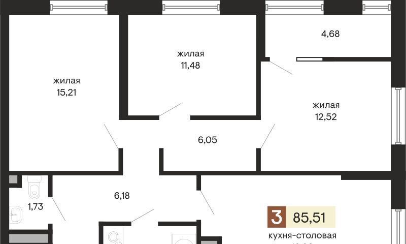 квартира г Екатеринбург Геологическая пл Куйбышева 100ск/2 фото 1