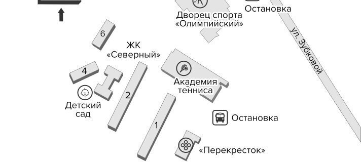 квартира г Рязань р-н Октябрьский мкр Олимпийский городок ЖК «Северный» фото 15