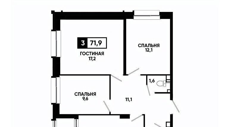 квартира г Ставрополь р-н Промышленный ул Андрея Голуба 14к/2 фото 1