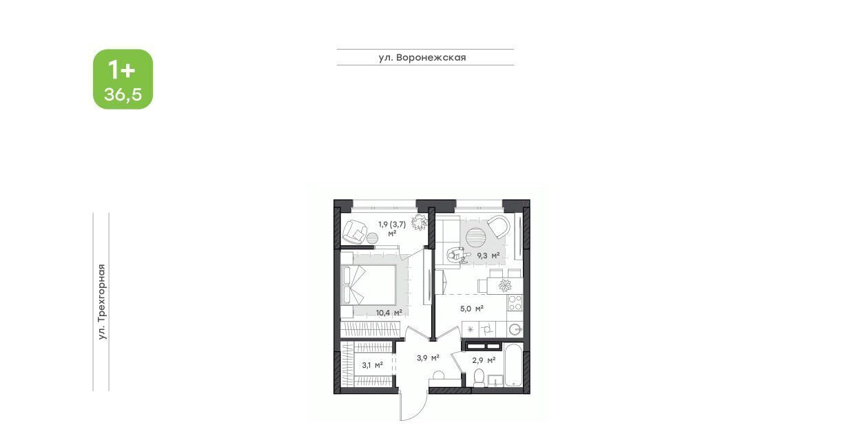 квартира г Хабаровск р-н Краснофлотский ул Воронежская 159 фото 1