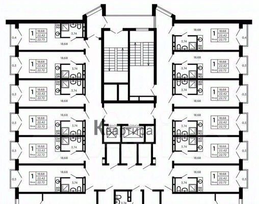 квартира г Смоленск р-н Промышленный проезд Маршала Конева 32 фото 3