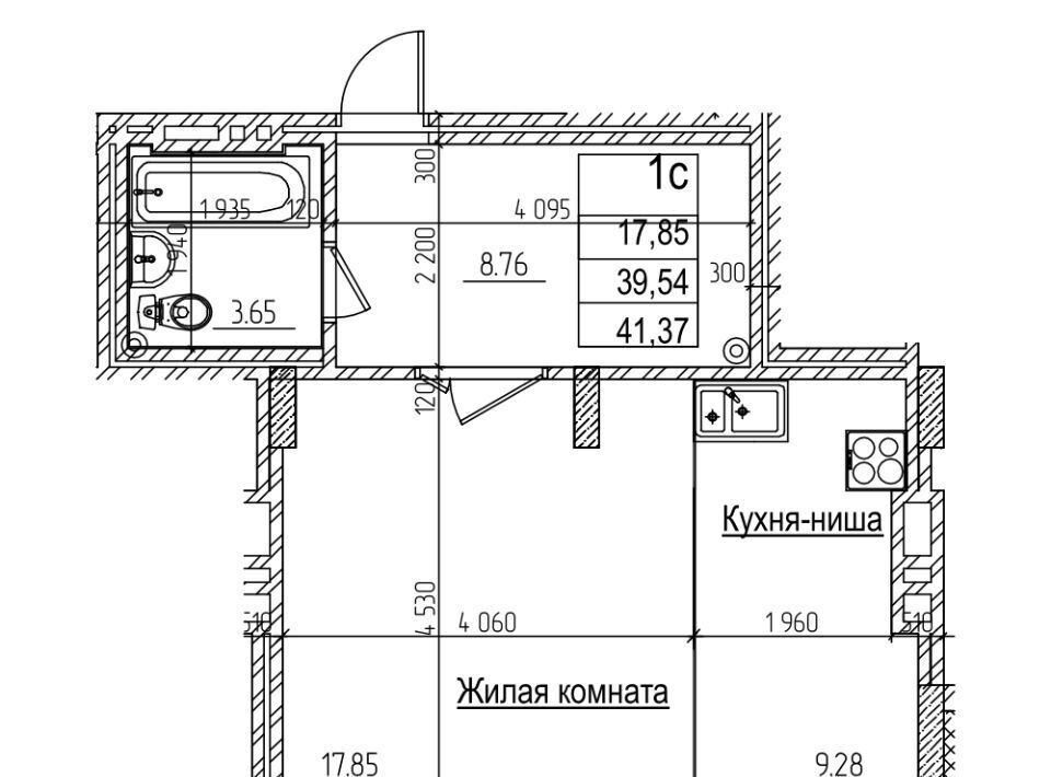 квартира г Новосибирск р-н Заельцовский Заельцовская ул Дуси Ковальчук 242 фото 1