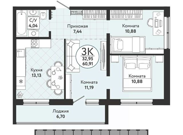 Студенческая ЖК «Одоевский» 4 фото