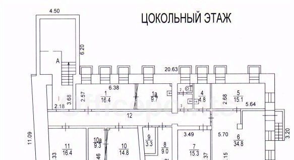 офис г Москва метро Проспект Мира ул Гиляровского 10с/1 муниципальный округ Мещанский фото 7