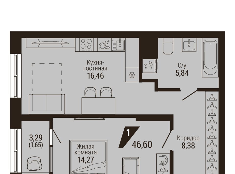 квартира г Екатеринбург Динамо Центральный Дом 7 жилрайон фото 1