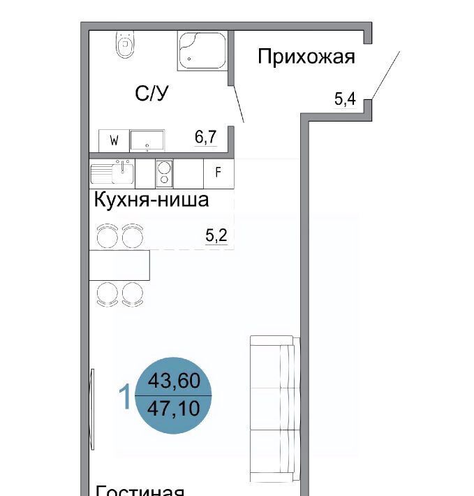 квартира г Керчь Белый город жилой комплекс фото 1