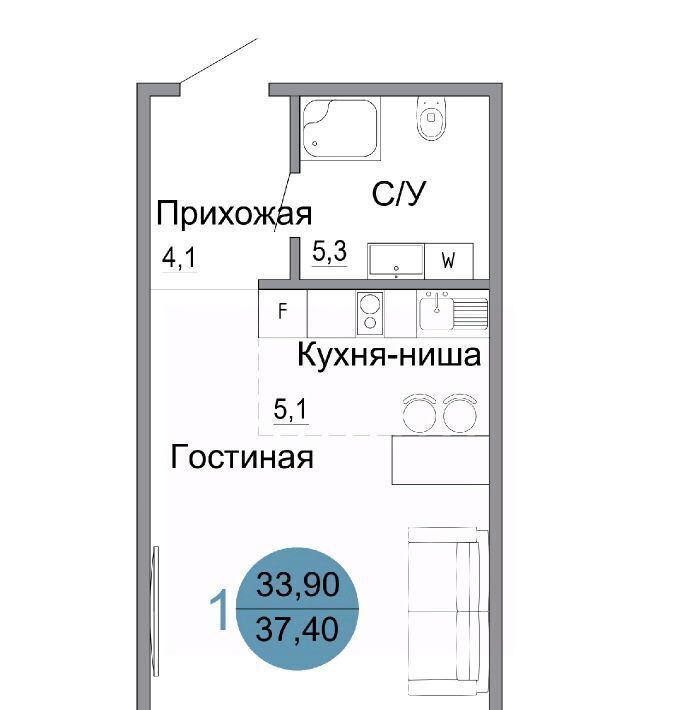 квартира г Керчь Белый город жилой комплекс фото 1