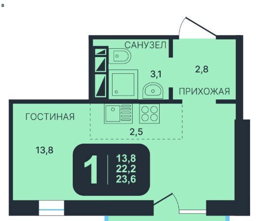 квартира г Новосибирск Золотая Нива ул Гаранина 45 фото 1