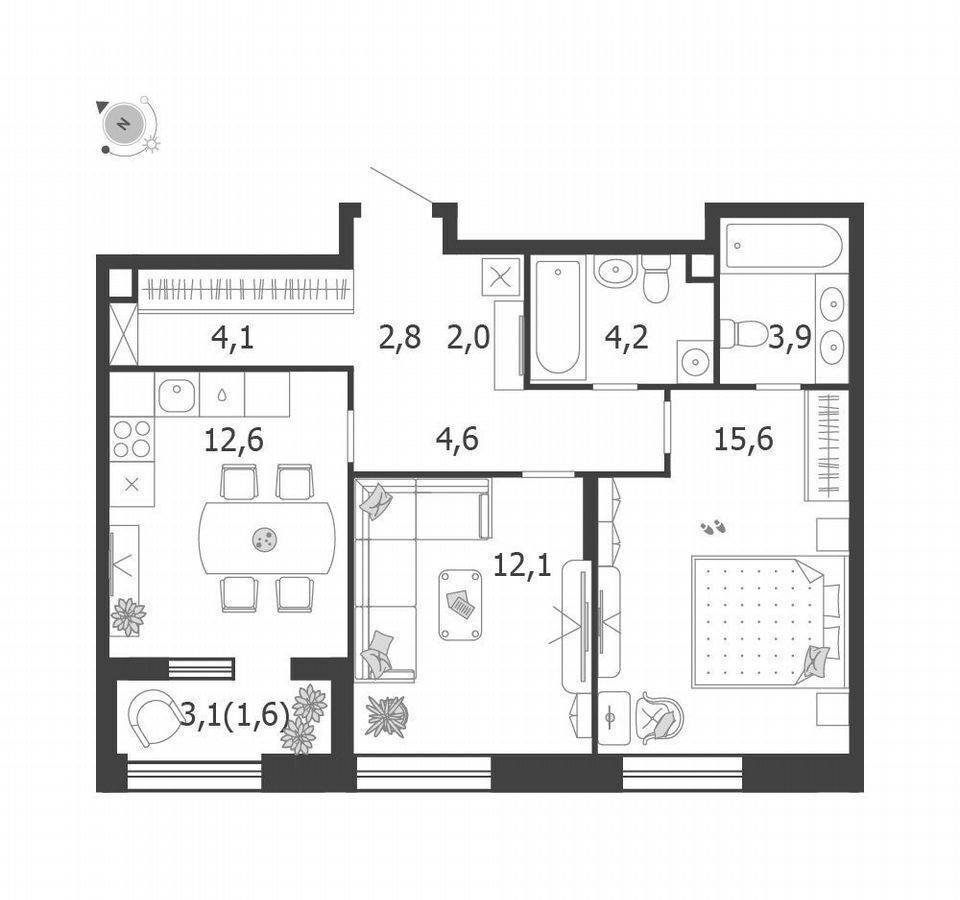 квартира г Москва метро ЗИЛ ул Автозаводская 23/75 фото 1