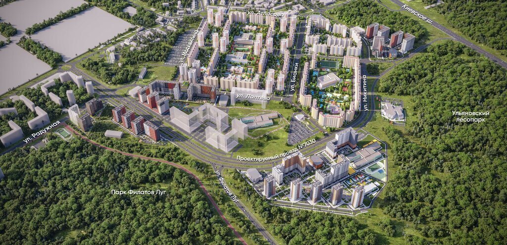 квартира г Москва п Московский метро Рассказовка улица Бианки, 3к 1 фото 64