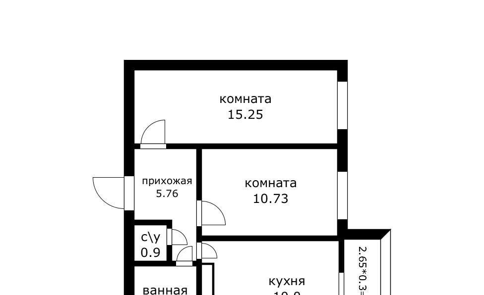 квартира г Краснодар р-н Карасунский микрорайон Камвольно-Суконный Комбинат ул Магистральная фото 10