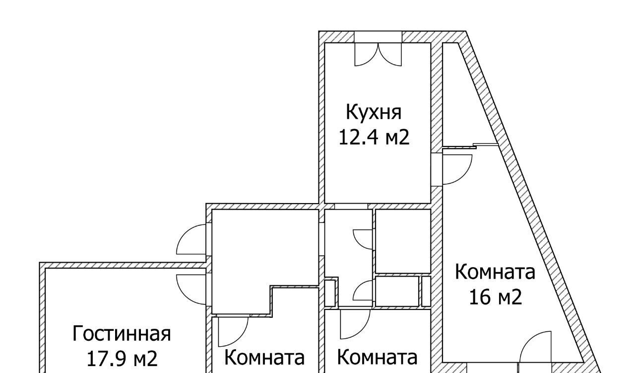 квартира г Кемерово р-н Ленинский пр-кт Комсомольский 49 фото 25