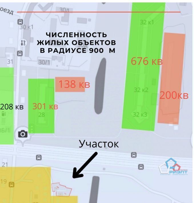 земля г Омск р-н Кировский ул 1-я Енисейская 42 фото 4