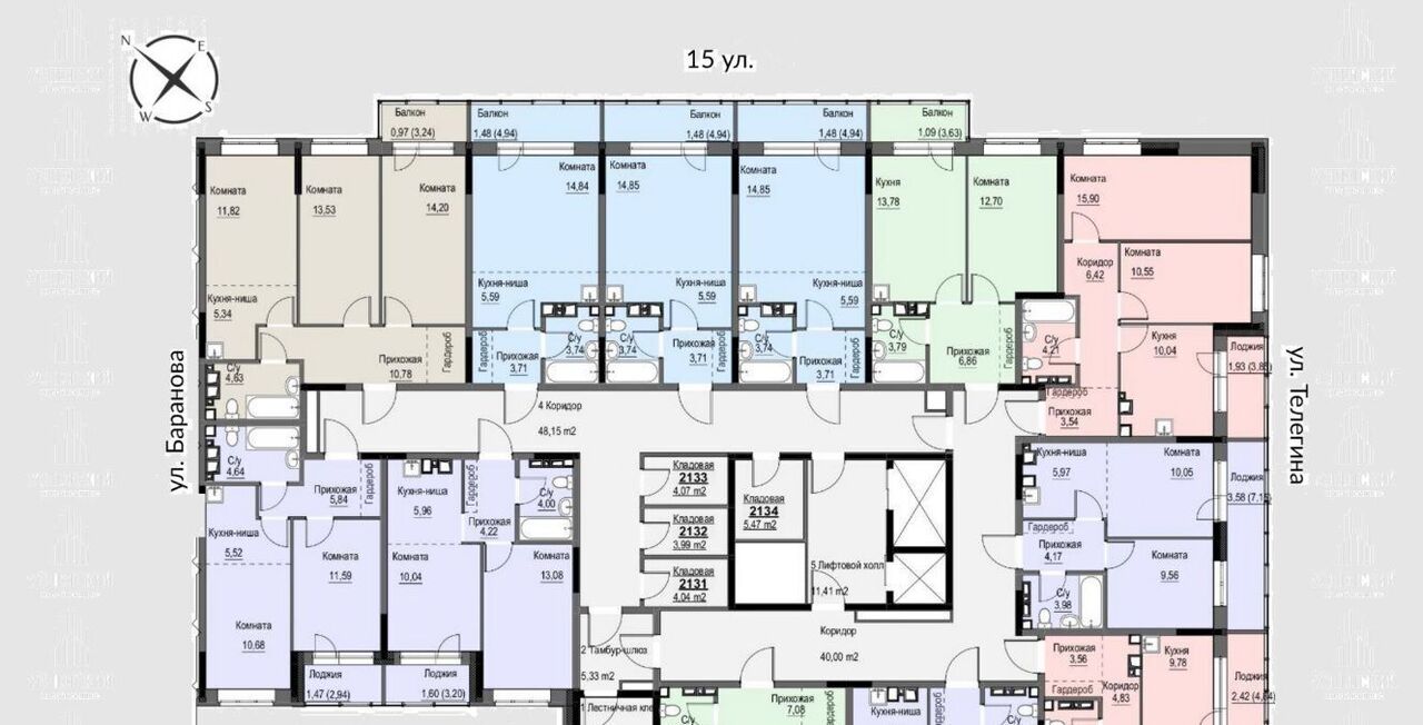 квартира г Ижевск р-н Ленинский ул 15-я 13 фото 2