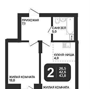 квартира г Новосибирск р-н Октябрьский Золотая Нива ул Гаранина 33 ЖК Никольский Парк фото 1