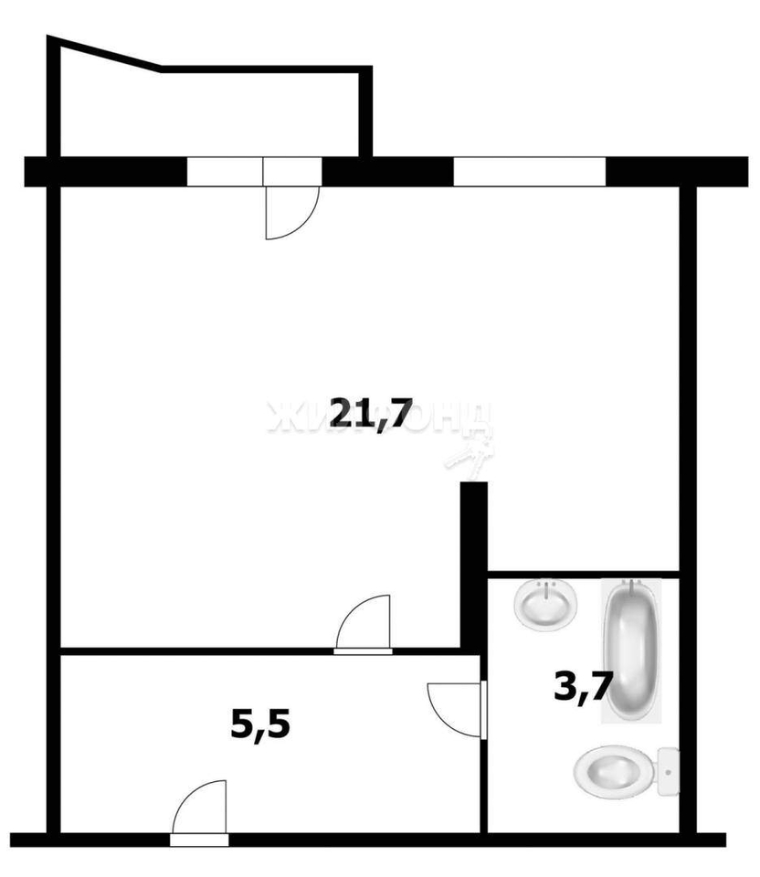 квартира г Новосибирск р-н Дзержинский ул Есенина 8/6 Золотая нива фото 11