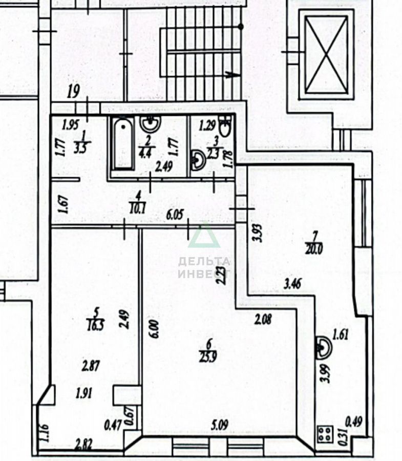 квартира г Уфа р-н Кировский ул Авроры 5/10 фото 33