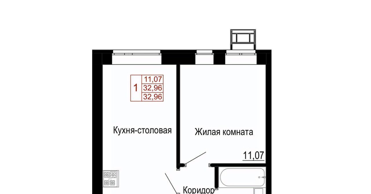 квартира р-н Белгородский п Новосадовый микрорайон Новосадовый 41 Новосадовское с/пос фото 1