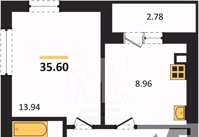 квартира г Калининград р-н Московский ул Крейсерская 13к/1 фото 1