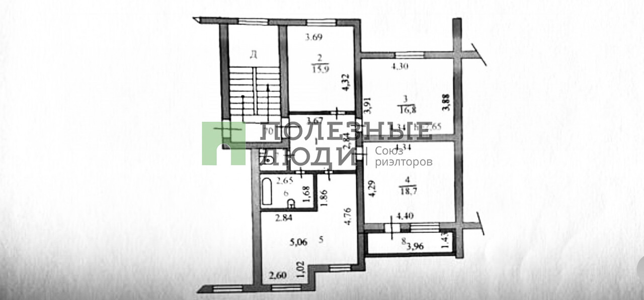 квартира г Пенза р-н Железнодорожный ул Коннозаводская 51 фото 34