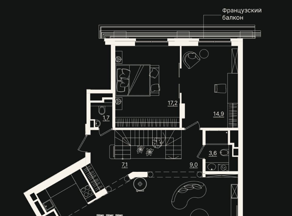 квартира г Тюмень р-н Центральный ул Щербакова 2к/5 фото 1