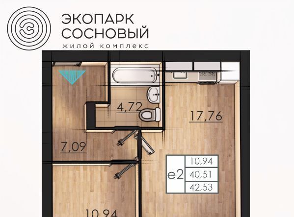квартира г Пермь р-н Ленинский ул Борцов Революции 1а фото 1