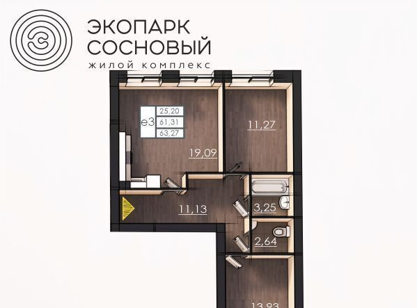 квартира г Пермь р-н Ленинский ул Борцов Революции 1а фото 1