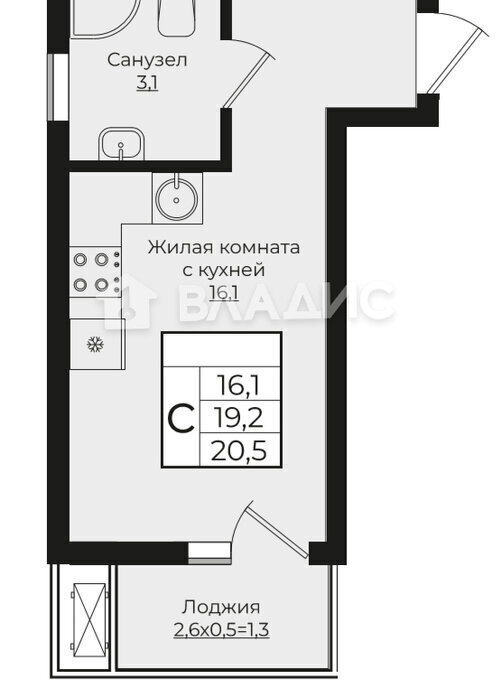 квартира г Краснодар ЖК «Европа-Сити» 1 жилой комплекс Европа Клубный Квартал 6 фото 1