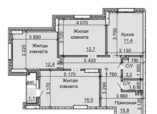 квартира р-н Калининский ул Столетова 9 фото