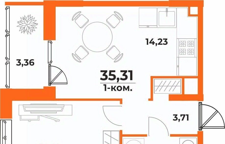 квартира г Хабаровск р-н Железнодорожный ул Воронежская фото 1