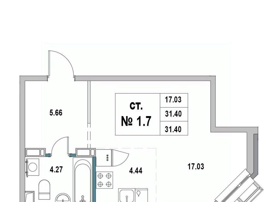 квартира г Выборг р-н Центральный ул 1-я Южная 8 фото 1