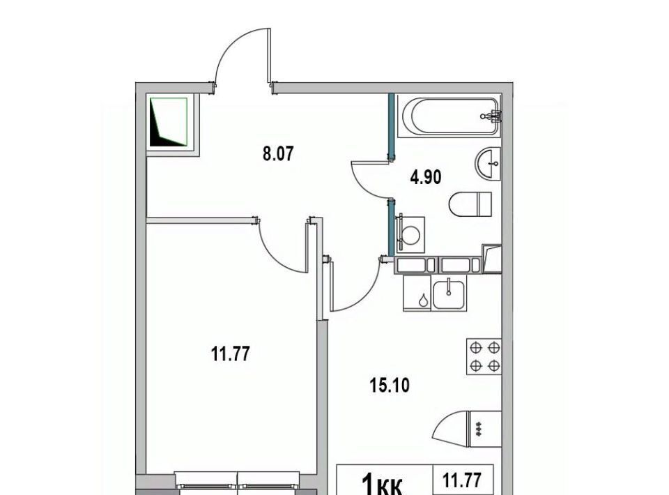 квартира г Выборг р-н Центральный ул 1-я Южная 8 фото 1
