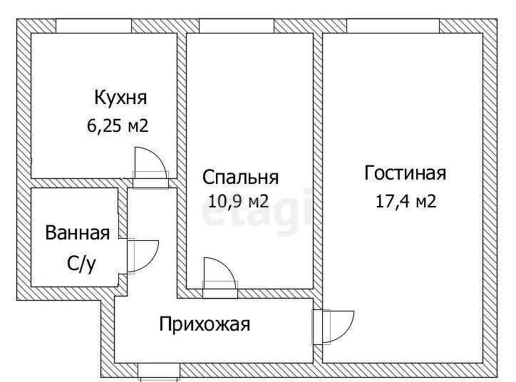 квартира г Норильск пр-кт Ленинский 39а фото 8