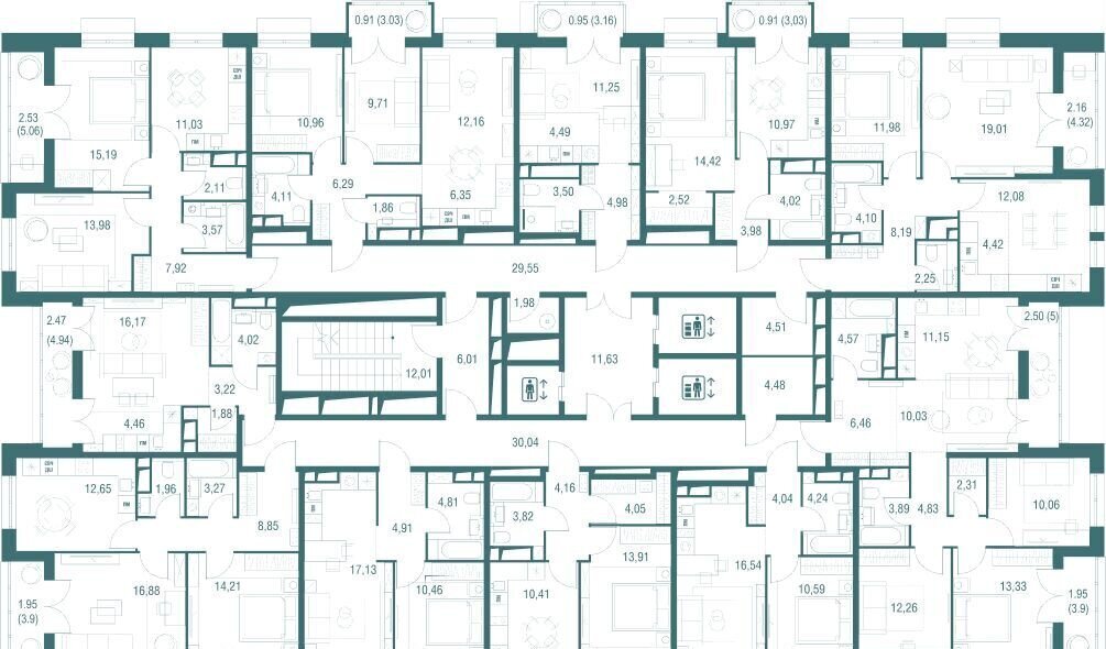 квартира г Одинцово ул Северная 4б Жилой мкр. «Одинбург» Одинцово фото 2