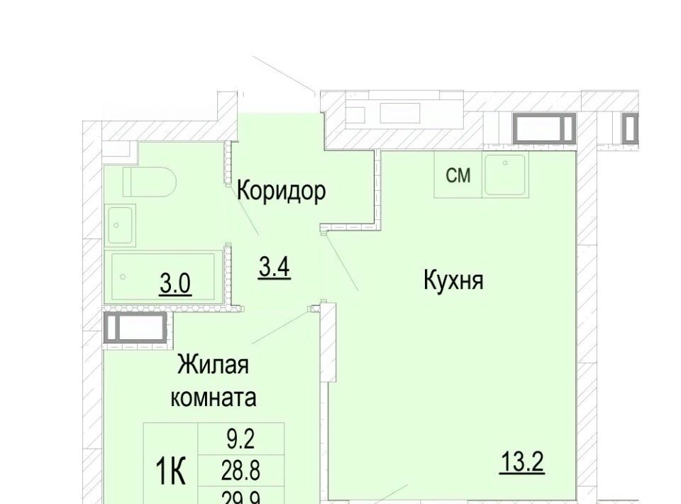квартира г Нижний Новгород Горьковская Новая Кузнечиха жилой комплекс фото 1