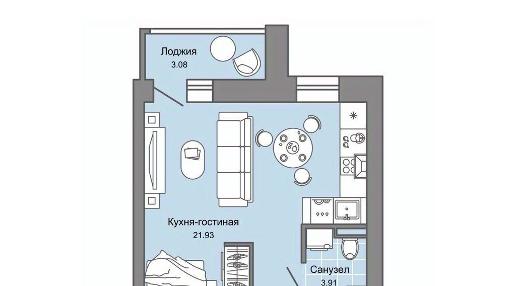 квартира г Киров р-н Ленинский ул Дмитрия Козулева 2к/2 фото 1