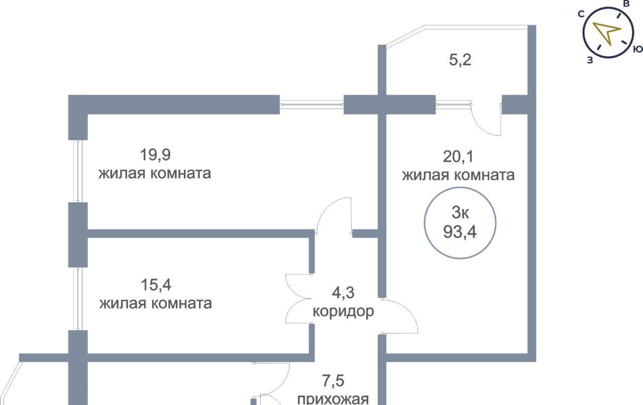 квартира г Нефтеюганск мкр 4-й 4 фото 1